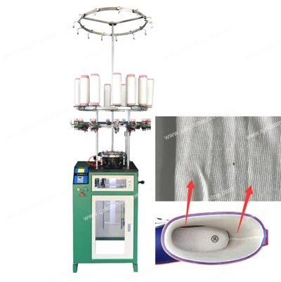 Stroj za pletenje gumenih podstava za cipele